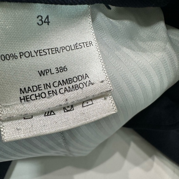 Haggar Black Flat Front Shorts Classic Design - Picture 3 of 4